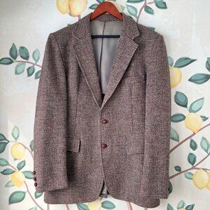 Vintage Brown Harris Tweed blazer